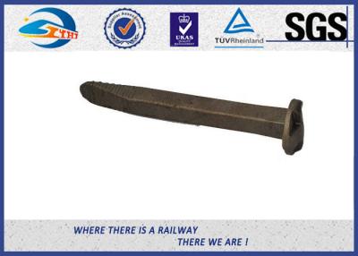 China Carbon Steel Rail Dog Spikes Iron Fence Spikes DIN Standard for sale