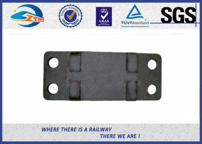 China Rail Fasteners Railroad Tie Plates Oxide Black  Guide Plate Casting Technology for sale