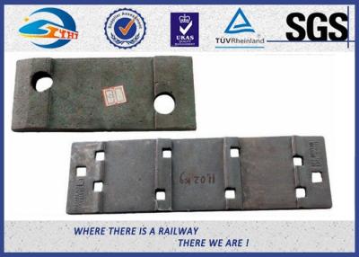 China Plain Color Cast or Forged Railroad Tie Plates For Rail UIC60 for sale