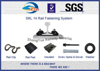 Chine Type de attachement ferroviaire à haute résistance fixation SKL12, SKL21 du système W de SKL14 W14 de voie de bride de tension à vendre