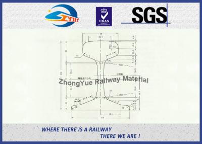 China GB Standard P38KG GB38 Railway Steel Rail Track According GB2585-2007 Tram Rails for sale
