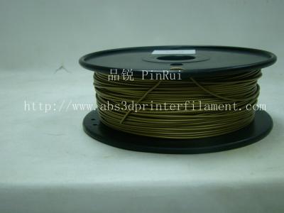 China El filamento de bronce del metal de la impresora 3D pulió 1,75 el filamento de la impresora del milímetro 3D en venta