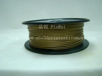 China Brass Metal 3D Printing Filament Good Gloss 1.75 Mm Filament For 3D Printer for sale
