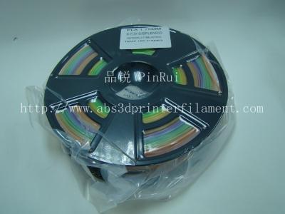 China 1.75 / 3.0 Mm Gradient Color 3d Printer Filament Rainbown Color PLA 3d Filament for sale