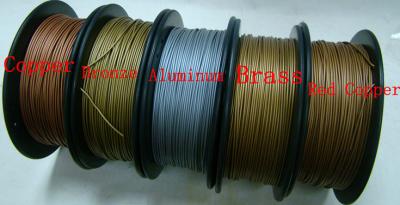 China 1.75mm Metal 3d Printer Filament Copper Bronze Brass Red Copper Aluminium for sale