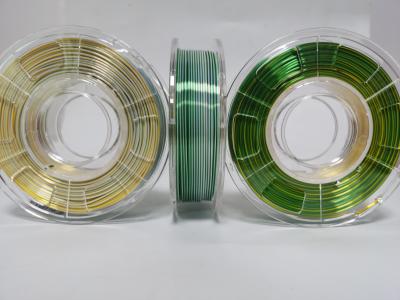 Chine filament de couleur de couleur en soie de tripes de pla double, la plupart des produits populaires à vendre
