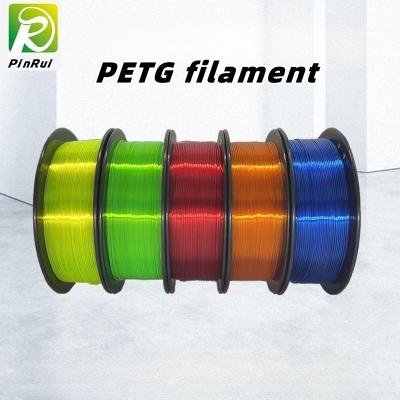 중국 3D 인쇄 높은 투명한 파란색 PETG 필라멘트 1kg/스풀 판매용