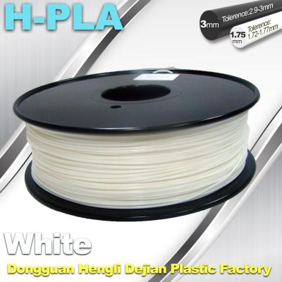 China Temperature Resistance 3D Printer Filament PLA Filament 1.75mm 1.3kg / Roll for sale