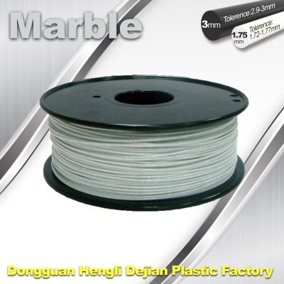 China Good Simple Sense Flexible 3d Printing Filament Marble Filament White Color for sale