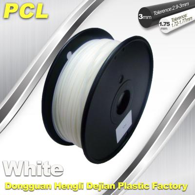 China PCL Low Temperature 3D Filament,1.75 /3.0mm ,Widely Used In Food And Medical Fields. for sale