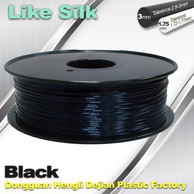 China 1.75mm / 3.0mm  Polymer Composites 3D Printer Filament , Imitation Silk Filament,High Gloss for sale