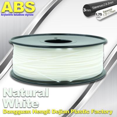 China Bom eEasticity 3D que imprime o filamento transparente do ABS dos materiais para a impressora à venda