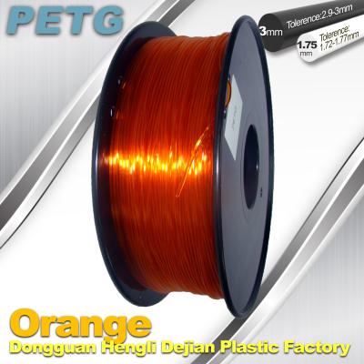 China High Strength PETG Filament  , Transparent 3D Printing Filament  Resistance Acid for sale