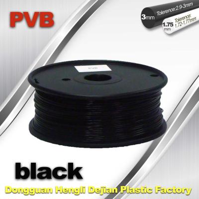 China High Strength ABS and PLA 3D Printer Filament 1.75mm Black Color for sale