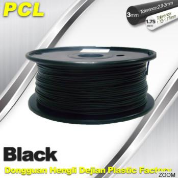 China RHOS Black Flexible 3D Printer Filament / 3d Printing Materials for sale