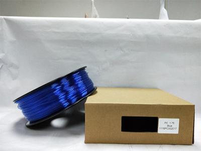 China material termoplástico azul do filamento do policarbonato da impressora 3D de grande resistência à venda