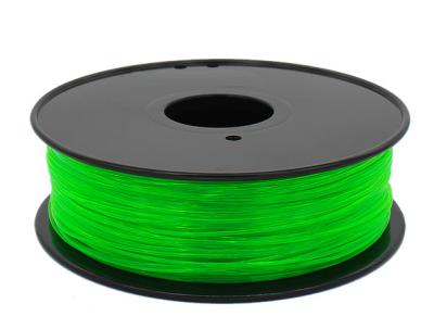China Materiais transparentes do filamento 3d do filamento 1.75mm 3mm de 1,0 quilogramas/rolo PETG à venda