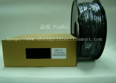 China Electronics industry conductive abs filament  3d printer consumables 1.75 / 3.00mm for sale