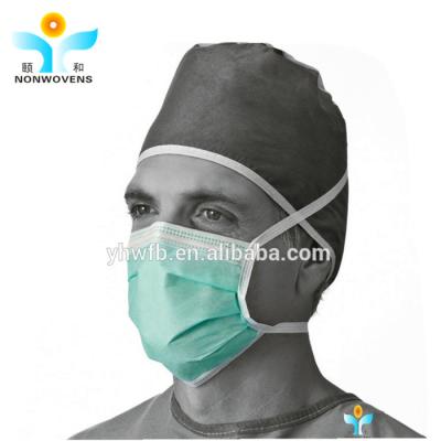 China 3PLY Disaposable Gesichtsmaskebindung auf blauer medizinischer Maskenbindung auf flacher ISO13485 Gesichtsmaske zu verkaufen