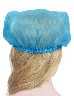China 21 Inch Disposable Hair Net Cap PP Light Weight Dust Cap TNT 20 Inch for sale