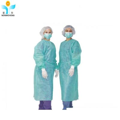 China Waterproof Soft Disposable Isolation Gown Full Body Style 1pc/Bag Packaging à venda