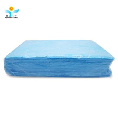China bedsheet disponible impermeable 10pcs/bag de la tela no tejida de 80*180 cm SPP SMS en venta