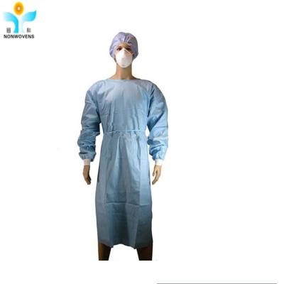 China SPP SMS Disposable Isolation Gown 25g For Hospital Nurse Of  Imperviousness for sale