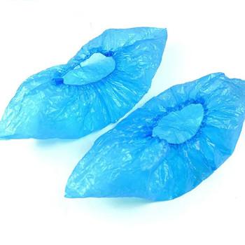 China PP SMS PE CPE Material Anti-skid Or Normal Shoe Cover For Food Processing Industry for sale