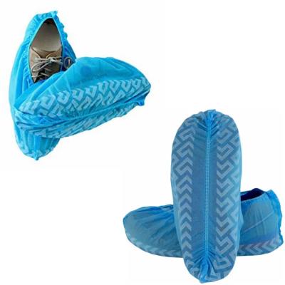 China Anti-Bacterial Disposable Shoe Cover Anti-skid White/Blue/Green/Yellow 20-40gsm for sale
