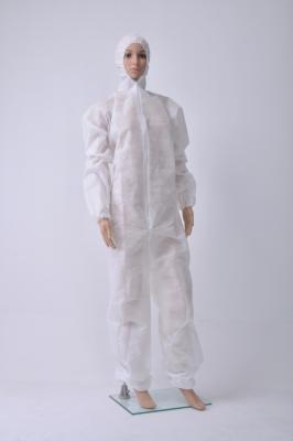 China Medium Thickness Disposable Protective Coverall With Elastic Ankle For Medical en venta
