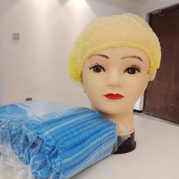 China 20000pcs Disposable Hair Net Caps 100pcs/Bag For Hospital Clinic for sale