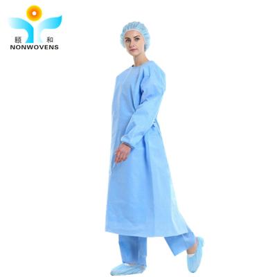 China Level 1 Level 2 Disposable Surgical Gown EO Sterilization FDA certificate for sale