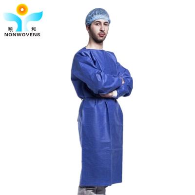 China Chirurgisches Wegwerfkleid SMSs SSMMS, chirurgisches Kleid Sms medizinisches schützendes Kleid YIHE zu verkaufen