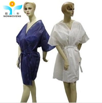 China Tamanho amigável de Eco S-3XL das vestes descartáveis fêmeas dos termas do hotel à venda