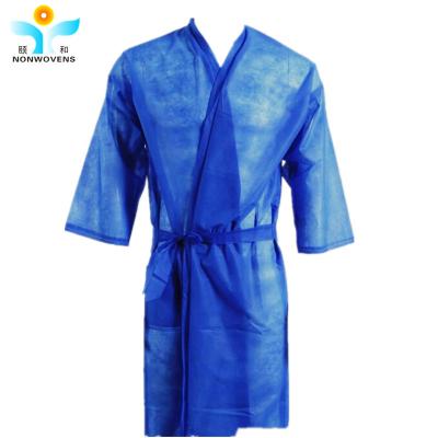 China 100 polipropileno descartável da veste 140*110cm do quimono de Vigin confortável à venda