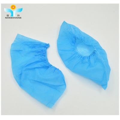 China Azul 17x40cm ISO13485 da tampa da sapata do CPE dos PP para o uso da sala de limpeza à venda