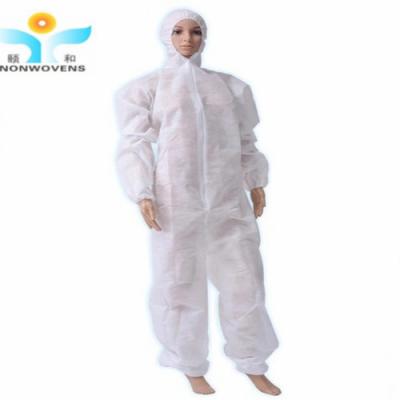 China FDA Registered Clean Room Coveralls 4XL YIHE Waterproof Disposable Coveralls for sale