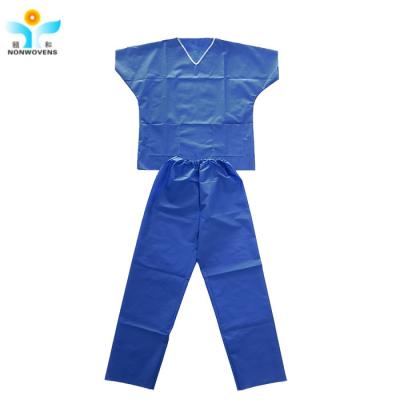 China 20-50gsm Disposable Protective Suits For Patients Non Woven Industries for sale
