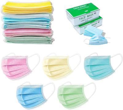 China Medical Disposable Face Mask 3 Ply SS+Meltblown+SS Surgeon Face Mask With Ear Loop Or Tie On for sale