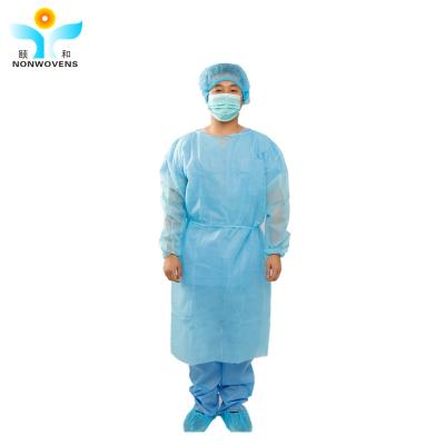 China vestido disponible no tejido del aislamiento del 120*140cm 25gsm PP para usar médico en venta