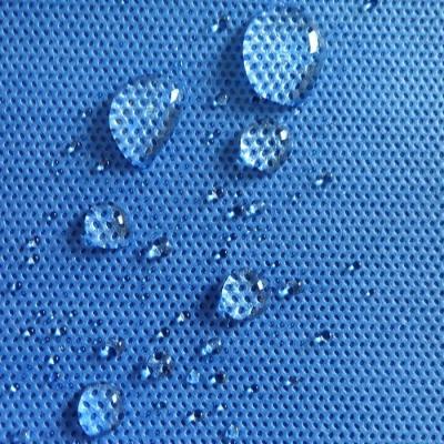 China Blue SMS Nonwoven Fabric For Medical Coverall Surgical Gown Use for sale