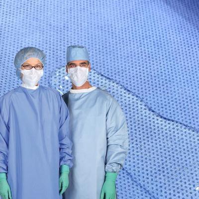 China Capa estática anti del laboratorio del vestido de la operación del traje protector de la prueba del polvo de la tela no tejida en venta