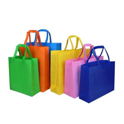 China Custom Logo Design selective color SMS Non Woven Fabric Foldable Tote Bag for sale