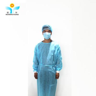 China 18gsm Isolation Disposable Protective Coverall Polypropylene SMS,PP+PE for sale