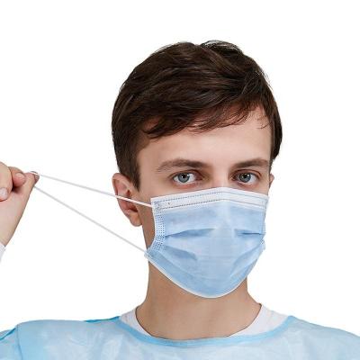 China Doctor Nurse Surgical Disposable Face Mask For Personal Care Air Pollution Anti Fog for sale