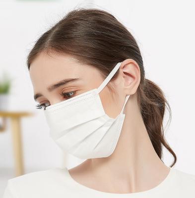 China Breathable 3 Ply Disposable Face Mask 25+25+25 Gsm Non-Woven Fabric for sale