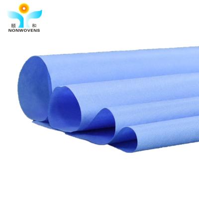 China Blue SMS Non Woven Fabric Rolls For Medical Disposable Products Producing for sale