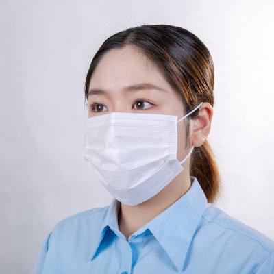 China OEM ODM Non Woven Face Mask 3 Ply Surgical Disposable Face Mask for sale