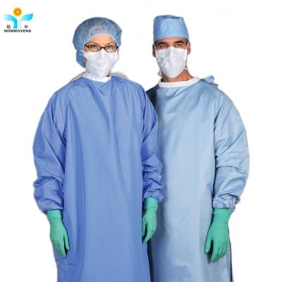 China Disinfect Surgeon'S Disposable Surgical Gown EO Sterilization For Hospital Nonwoven Fabric for sale