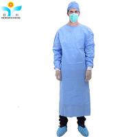 Cina Il dottore di rinforzo ultrasonico eliminabile blu Uniform dell'infermiere dell'abito chirurgico di SMS in vendita